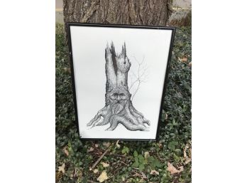 Living Tree Signed And Numbered By Gene Matras