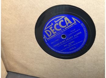 Vintage Decca Records 78RPM 12 Records Bing Crosby & Dick Haymes