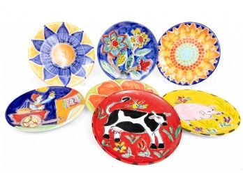 Macy's Italian 10.5' Painted Plate Collection