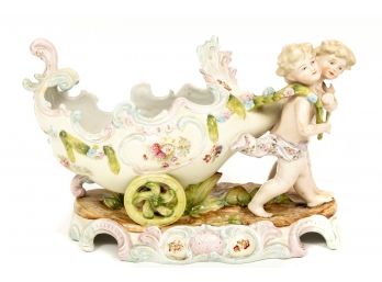 Porcelain Potpourri Chariot Centerpiece