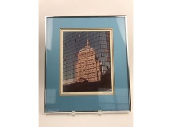 Vintage Photograph Of Boston's John Hancock Tower