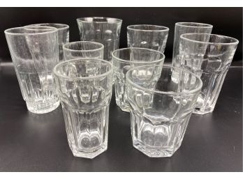 10 Assorted Drinking Glasses By Libbey, Acorac & More