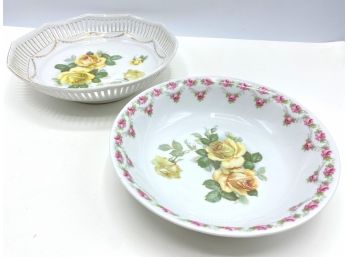 2 Vintage Shumann Bravaria Porcelain Bowls