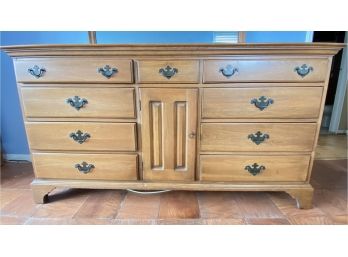 Vintage Davis Cabinet Company Weathered Walnut Dresser