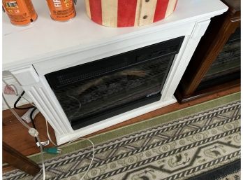 White Fireplace Heater