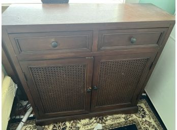 Wooden Cabinet With Two Drawers