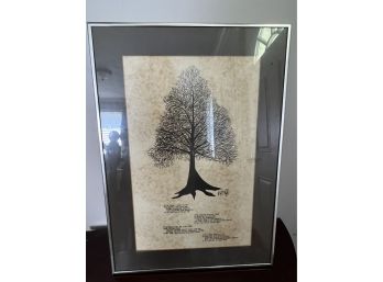 Tree Picture/poem-k. F. O'neil