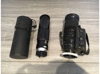 Pair Of Camera Lenses