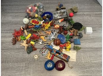 Box Lot Vintage Toys And More