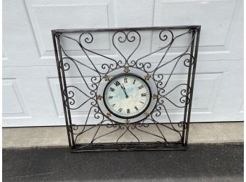 Decorative Metal Wall Clock