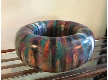 Rare 'Torus,' Art Bowl By Noted Artist Hap Sakwa