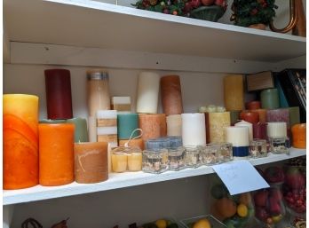 Large Collection Of Candles