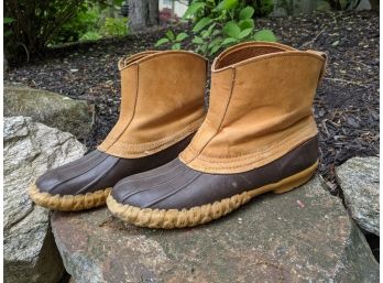 Pair Of Vintage Size 10 LL Bean Duck Boots