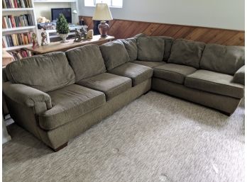 Two Piece Sectional Sofa With A Pull Out Queen By Bloomingdales