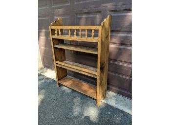 Primitive Pine Book Shelf