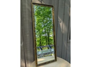 42'' Full Length Mirror With A Black And Gold Finish