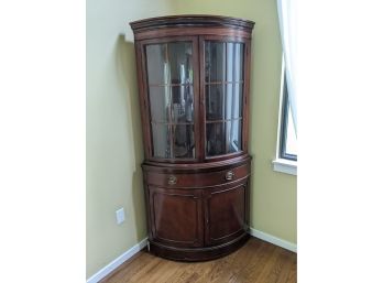 Mahogany Chippendale Corner Cabinet By Drexel Furniture