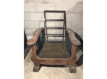 Antique Oak Arm Chair Project