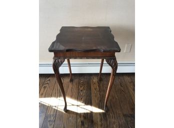 Hardwood Antique Side Table #1