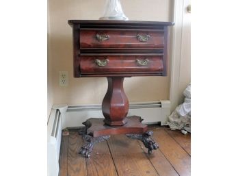 Antique Claw Foot Notions Table
