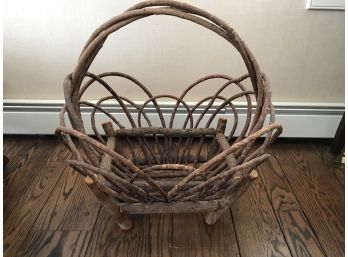 Rustic Twig Basket