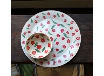 Gibson China Serving Platter And Bowl