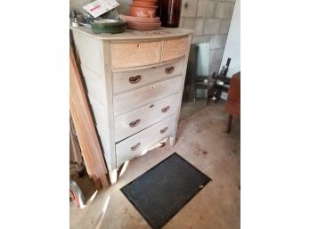 Vintage Oak Paneled Dresser - AS IS