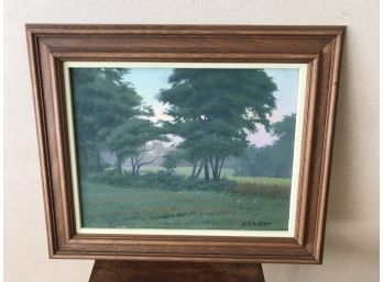 Vintage Oil On Canvas, Signed A. Albert