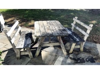Picnic Table And Benches