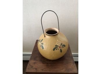 Painted Gourd Art Vase