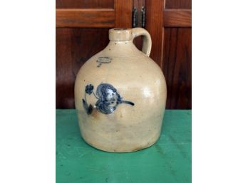 Antique Salt Glazed Jug - HUDSON VALLEY HISTORICAL SIGNIFICANCE!