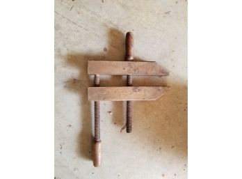 Antique Wood Handscrew Clamp