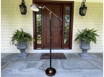 Beautiful  Black & Bronze Colored Floor Lamp