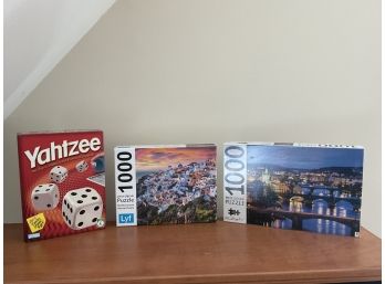 Yahtzee & Puzzles Lot