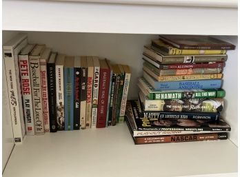 Bookshelf Lot 1: Sports & NASCAR