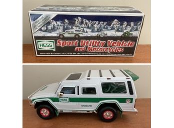 NIB Hess 40th Anniversary SUV With Motorcycles