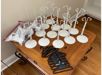 13 Kaiser Chicago Doll Stands With American Girl Hangers