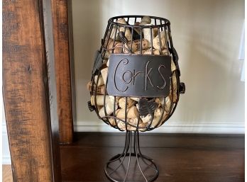 Fun Metal Cork Display Decor