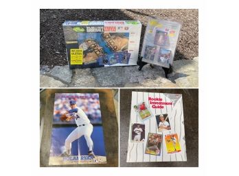 Vintage Baseball Lot: 2 Nolan Ryan Posters & MLB Trivia Board Games