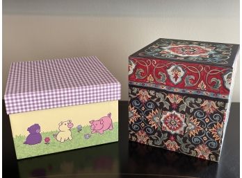 Two Decorative Boxes