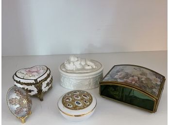 Collection Of Beautiful Keepsakes Including 2 Music Boxes