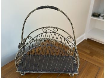 Unique Metal Magazine Rack