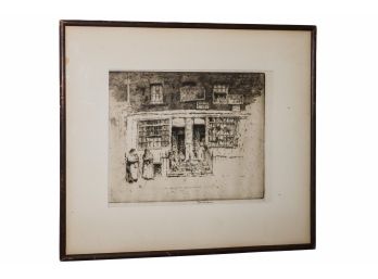 Antique Etching? Signed In Pencil