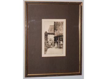 A. Edward Horton Signed In Pencil