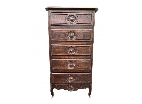Tall Antique Chest Of Drawers