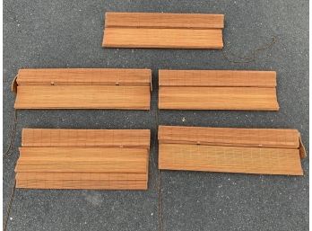 Matchstick Bamboo Roman Shades - Set Of 5