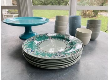 Gorgeous Wedgwood Serving Pieces  & Bauer Cake Stand