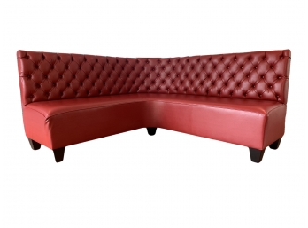 Custom Made Corner Banquette In Commercial Grade Upholstery