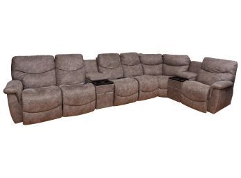 La-Z-Boy James Power Recliner Sectional With Storage Consoles (RETAIL $8,769)