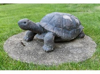 Adorable Large Tortoise Garden Statue